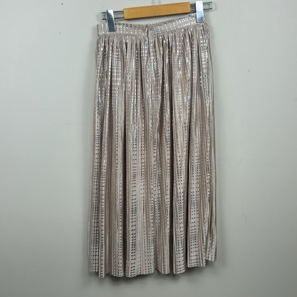 ANTHROPOLOGIE Sabina musayev cassia shine pleated skirt - Picture 6 of 10